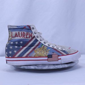 Polo Ralph Lauren Chariots of Fire sneakers Men 10.5D - heel cap fault inside